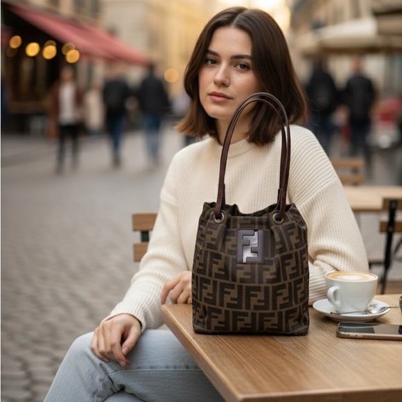 Fendi Zucca Mini Tote Bag - Picture 3 of 14